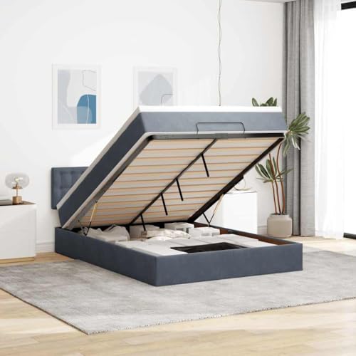 FUDUGEHMIOFWFJJ futonbett Bett mit matratze betten, bettrahmen & lattenroste bettgestell Ottoman-Bett mit Matratzen & LEDs Schwarz 180x200 cm SamtGeeignet für Schlafzimmer FUDUGEHMIOFWFJJ futonbett Bett mit matratze betten, bettrahmen & lattenroste bettgestell Ottoman-Bett mit Matratzen & LEDs Schwarz 180x200 cm SamtGeeignet für Schlafzimmer von FUDUGEHMIOFWFJJ