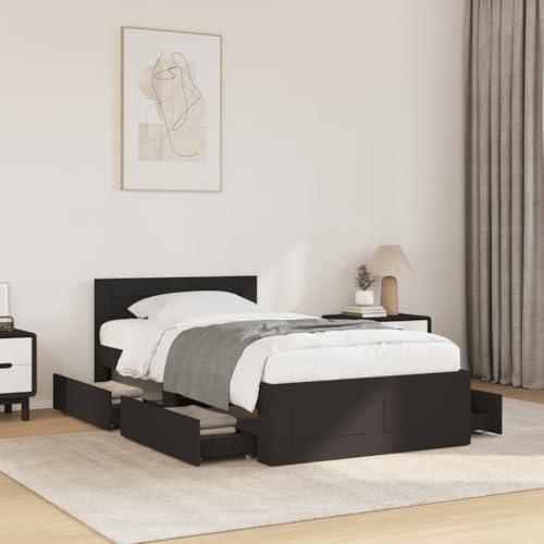 FUDUGEHMIOFWFJJ futonbett Bett mit matratze bettgestell Bed frameMassivholzbett ohne Matratze 160x200 cm KiefernholzGeeignet für Schlafzimmer von FUDUGEHMIOFWFJJ