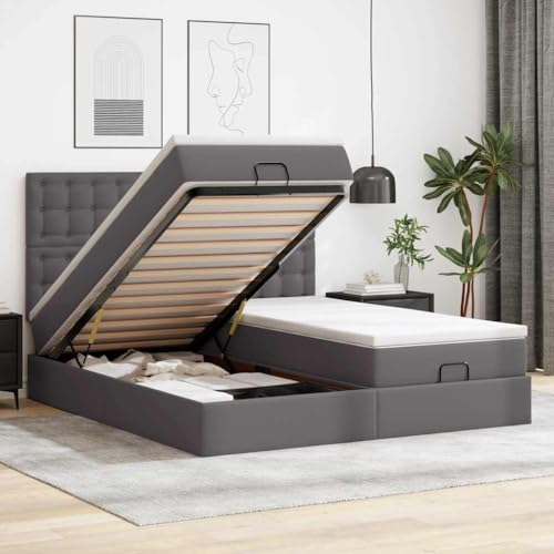FUDUGEHMIOFWFJJ futonbett Bett mit matratze kopfteil bettOttoman-Bett mit Matratzen Schwarz 180x200 cm StoffGeeignet für Schlafzimmer FUDUGEHMIOFWFJJ futonbett Bett mit matratze kopfteil bettOttoman-Bett mit Matratzen Schwarz 180x200 cm StoffGeeignet für Schlafzimmer von FUDUGEHMIOFWFJJ