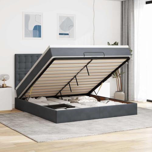 FUDUGEHMIOFWFJJ klappbett Bed Bett mit matratzeOttoman-Bett mit Matratzen Hellgrau 180x200 cm StoffGeeignet für Schlafzimmer FUDUGEHMIOFWFJJ klappbett Bed Bett mit matratzeOttoman-Bett mit Matratzen Hellgrau 180x200 cm StoffGeeignet für Schlafzimmer von FUDUGEHMIOFWFJJ
