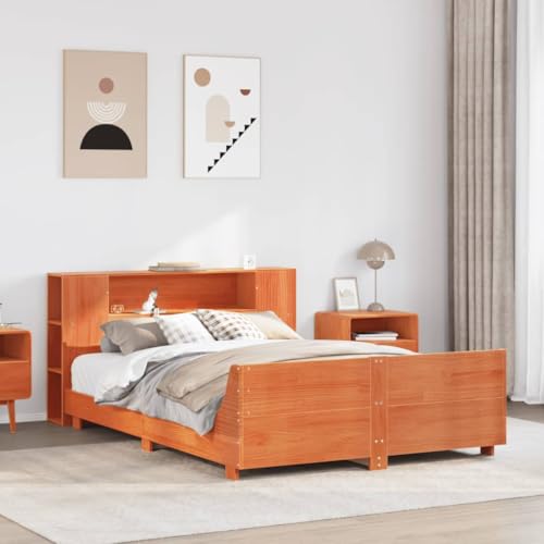 FUDUGEHMIOFWFJJ klappbett Bette bettrahmen Metall holzbettMassivholzbett mit Regal ohne Matratze Weiß 135x190 cm KieferGeeignet für Schlafzimmer FUDUGEHMIOFWFJJ klappbett Bette bettrahmen Metall holzbettMassivholzbett mit Regal ohne Matratze Weiß 135x190 cm KieferGeeignet für Schlafzimmer von FUDUGEHMIOFWFJJ