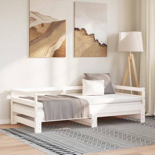 FUDUGEHMIOFWFJJ klappbett bettrahmen Bed frameBettgestell ohne Matratze 140x190 cm Räuchereiche HolzwerkstoffGeeignet für Schlafzimmer von FUDUGEHMIOFWFJJ