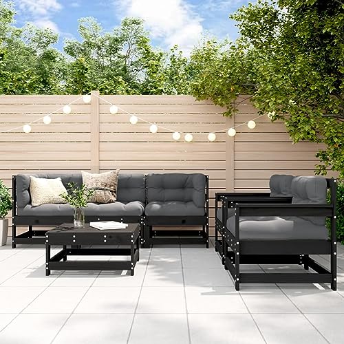Garden Dining Chairs 2 Pcs with Cushions Solid Wood Acacia Outdoor Patio Furniture Set for Terrace, Balcony and Backyard, Comfortable and Durable von FUDUGEHMIOFWFJJ