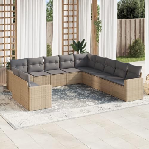 Gartenstühle mit Kissen 4 STK. Outdoor Dining Set Poly Rattan, Weatherproof Garden Chairs with Cushions, Patio Furniture for Terrace, Balkon, Comfortable and Durable Gartenstühle mit Kissen 4 STK. Outdoor Dining Set Poly Rattan, Weatherproof Garden Chairs with Cushions, Patio Furniture for Terrace, Balkon, Comfortable and Durable von FUDUGEHMIOFWFJJ