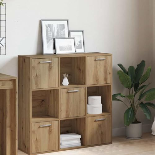 Raumteiler-Bücherregal 3 Stufen Braun Eichen-Optik 123x29x123cm - Raumteiler mit Regal, Stufenregal für Wohnzimmer & Büro, Modernes Bücherregal mit Eichenoptik, Stabile Raumtrenner mit 3 Ebenen Raumteiler-Bücherregal 3 Stufen Braun Eichen-Optik 123x29x123cm - Raumteiler mit Regal, Stufenregal für Wohnzimmer & Büro, Modernes Bücherregal mit Eichenoptik, Stabile Raumtrenner mit 3 Ebenen von FUDUGEHMIOFWFJJ