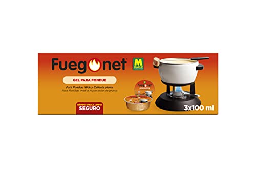 FUEGO NET fuegonet 231112 Gel für Fondues, transparent, 3 x 8.5 x 26.5 cm von FUEGO NET