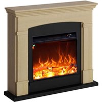 Elektrischer Kamin Mit Eichenholzoberflä Cm 95,2x107,2x24,5 Fuego Fuego Monica Rovere von FUEGO