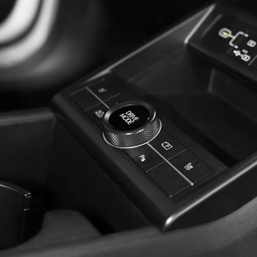 FUEISOF Mittelkonsole Drehknöpfe Regler Ring Abdeckung Für Hyundai Kona SX2 DRIVE MODE Ring (Schwarz) von FUEISOF