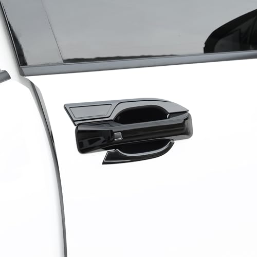 FUEISOF Türgriff Abdeckung für Hyundai Santa Fe MX5 2024–2025, 4 Stück, Version mit manueller Taste, Türgriff Zierleiste Dekor in Schwarz von FUEISOF