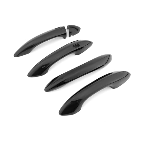 FUEISOF für Hyundai Tucson NX4 2021-2025 Türgriffblenden Türgriffabdeckung Blende Abdeckung Rahmen （Touch-Version） (Schwarz) von FUEISOF