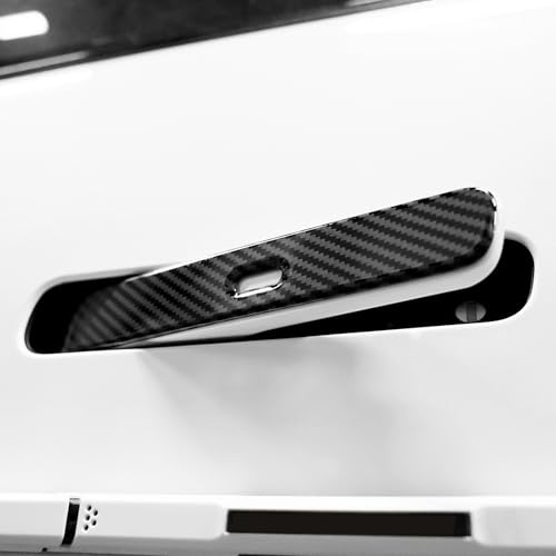 FUEISOFür Kia EV3 2025 Schwarz Auto Türgriffblende Abdeckung Türgriffe Blende Schutz 6 stück (Kohlefaser) von FUEISOF