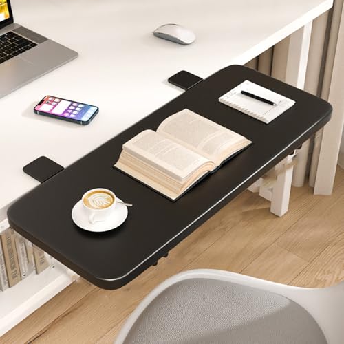 FUELIX Faltbares Schreibtisch Extender Regal, Schreibtischverlängerung, Klappbar Kein Bohren Schreibtisch Tisch-Verlängerung Tastatur Halterung Für Schreibtisch, Esstische B,60 * 20cm FUELIX Faltbares Schreibtisch Extender Regal, Schreibtischverlängerung, Klappbar Kein Bohren Schreibtisch Tisch-Verlängerung Tastatur Halterung Für Schreibtisch, Esstische B,60 * 20cm von FUELIX