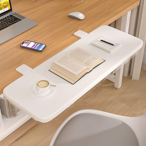 FUELIX Faltbares Schreibtisch Extender Regal, Schreibtischverlängerung, Klappbar Kein Bohren Schreibtisch Tisch-Verlängerung Tastatur Halterung Für Schreibtisch, Esstische C,40 * 25cm FUELIX Faltbares Schreibtisch Extender Regal, Schreibtischverlängerung, Klappbar Kein Bohren Schreibtisch Tisch-Verlängerung Tastatur Halterung Für Schreibtisch, Esstische C,40 * 25cm von FUELIX