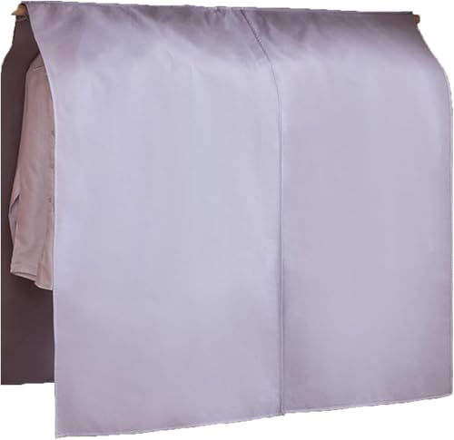 FUELIX Kleiderständer Abdeckung, Verdickte Vliesstoff Kleiderständer Schutzhülle, Wiederverwendbare Große Kleidersack, Schutzhülle Kleiderstange Schutz Für Kleiderbügel B,70 * 120cm von FUELIX