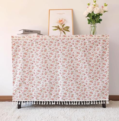 FUELIX Küche Vorhang Schrank Schatten Vorhang Coffee Shop Vorhang Regal Vorhang Unter Waschbecken Regal Kleiderschrank Sichtschutz Vorhang Für Möbel, Schränke, Dekoration,Bücherregale A7,W70*H65cm von FUELIX