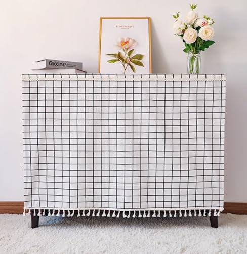 FUELIX Küche Vorhang Schrank Schatten Vorhang Coffee Shop Vorhang Regal Vorhang Unter Waschbecken Regal Kleiderschrank Sichtschutz Vorhang Für Möbel, Schränke, Dekoration,Bücherregale A3,W70*H65cm von FUELIX