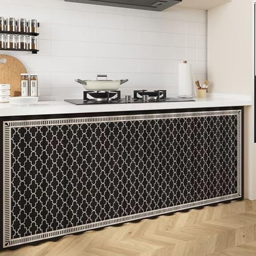 FUELIX Küche Vorhang Schrank Vorhang Fenstervorhang Unter Waschbecken Regal Kleiderschrank Sichtschutz Vorhang Schuhregal Vorhang Staubdichte, Für Küchenschrank Badezimmer A,W140*H70cm FUELIX Küche Vorhang Schrank Vorhang Fenstervorhang Unter Waschbecken Regal Kleiderschrank Sichtschutz Vorhang Schuhregal Vorhang Staubdichte, Für Küchenschrank Badezimmer A,W140*H70cm von FUELIX