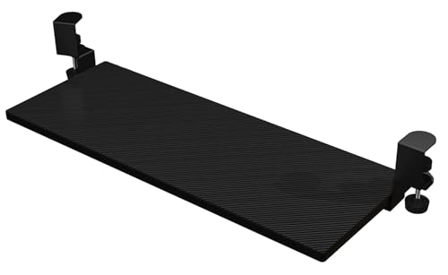 FUELIX Tastaturablage Unter Dem Schreibtisch Höhenverstellbare Ausziehbare Ablage Mit C-Klemme, Keyboardständer, Platzsparendes Tastaturauszug Für Büro, Zuhause Und Schule A,75 * 24cm FUELIX Tastaturablage Unter Dem Schreibtisch Höhenverstellbare Ausziehbare Ablage Mit C-Klemme, Keyboardständer, Platzsparendes Tastaturauszug Für Büro, Zuhause Und Schule A,75 * 24cm von FUELIX