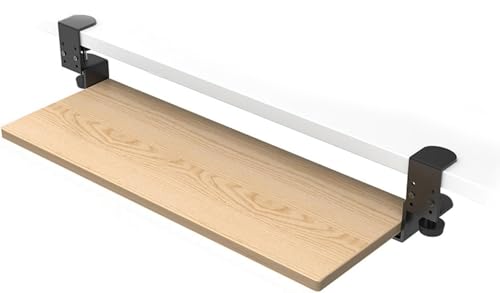 FUELIX Tastaturablage Unter Dem Schreibtisch Höhenverstellbare Ausziehbare Ablage Mit C-Klemme, Keyboardständer, Platzsparendes Tastaturauszug Für Büro, Zuhause Und Schule C,64 * 24cm FUELIX Tastaturablage Unter Dem Schreibtisch Höhenverstellbare Ausziehbare Ablage Mit C-Klemme, Keyboardständer, Platzsparendes Tastaturauszug Für Büro, Zuhause Und Schule C,64 * 24cm von FUELIX