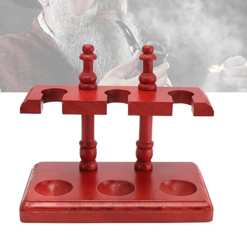 Pfeifenständer, Tragbarer Holzpfeifenständer Tabakpfeifenständer Für 1/2/3/4 /5 Räucherpfeifen, Pfeifenregal Halter Display, Pfeifenzubehör Für Die Präsentation Von Pfeifen C von FUELIX