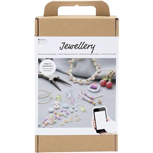FÜNDIG Starter Kreativ Set Schmuck leuchtende Farben - Kreativset - Bastelbox - Kunsthandwerksset - Kreativpaket - Eigenkreation - Selbstgestaltung - Selbstgemacht von FÜNDIG