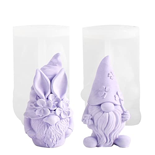 2 Stücke Silikonform Ostern, 3D Silikonformen gießformen Hase, DIY Silikonformen gießformen kerzen, Gießformen Silikon Für Tortendeko, Seife, Sojawachs Kerzen, Ostergeschenke 2 Stücke Silikonform Ostern, 3D Silikonformen gießformen Hase, DIY Silikonformen gießformen kerzen, Gießformen Silikon Für Tortendeko, Seife, Sojawachs Kerzen, Ostergeschenke von FUFRE