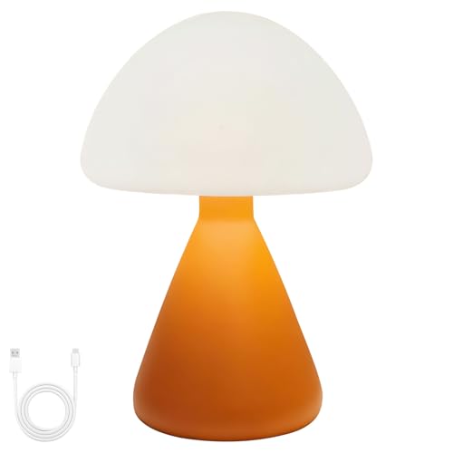 FUFRE Nachttischlampe Tischlampe Pilz mit 3 Helligkeitsmodi, Tischleuchte Dimmbar, Pilz Lampe USB Aufladung, Pilzlampe Leselampe, Mushroom Lamp für Herbstdeko Wohnzimmer Schlafzimmer Studie Büro (A) FUFRE Nachttischlampe Tischlampe Pilz mit 3 Helligkeitsmodi, Tischleuchte Dimmbar, Pilz Lampe USB Aufladung, Pilzlampe Leselampe, Mushroom Lamp für Herbstdeko Wohnzimmer Schlafzimmer Studie Büro (A) von FUFRE
