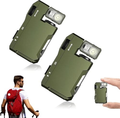 G5 EDC Taschenlampe 400 Lumens, G5 Aufladbar EDC Flashlight, Tragbar Flache Mini Taschenlampe mit 3 Modi, IP68 Wasserdicht Magnetische LED Taschenlampen für Notfall und Tägliche Verwendung (2 Grün) G5 EDC Taschenlampe 400 Lumens, G5 Aufladbar EDC Flashlight, Tragbar Flache Mini Taschenlampe mit 3 Modi, IP68 Wasserdicht Magnetische LED Taschenlampen für Notfall und Tägliche Verwendung (2 Grün) von FUFRE