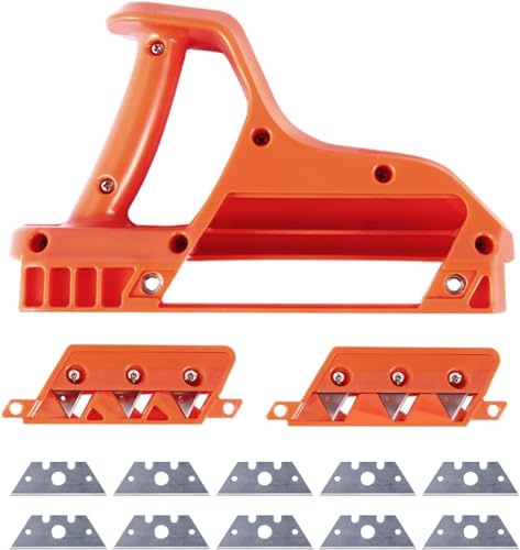 Handhobel Zum Schneiden Von Gipskartonplatten, Handhobel Gipskarton Schneider Mit 45 ° Und 60 ° Handwerkzeug Schneidwerkzeuge Gipskartonschneider (45 ° +60°) von FUFRE