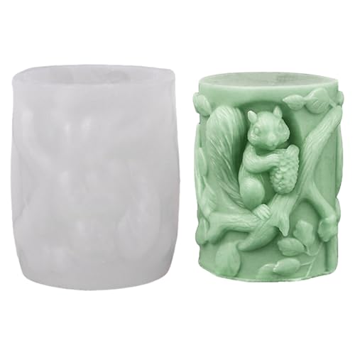 Silikonformen Gießformen Herbst Eichhörnchen, Silikonform Herbst, Gießformen Silikon Herbstdeko, Kerzen Silikonformen Eichhörnchen, Gipsformen Zum Gießen für Stumpenkerzen Seife Gips DIY Handwerk (B) Silikonformen Gießformen Herbst Eichhörnchen, Silikonform Herbst, Gießformen Silikon Herbstdeko, Kerzen Silikonformen Eichhörnchen, Gipsformen Zum Gießen für Stumpenkerzen Seife Gips DIY Handwerk (B) von FUFRE