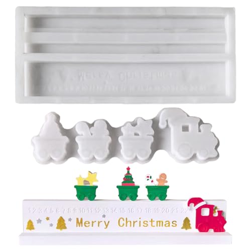Silikonformen Gießformen Weihnachten Kalender Countdown, Gießform Silikon Weihnachten Calendar, Silikonform Weihnachtsdeko, Silikonform Gießform, Gipsformen Zum Gießen für Gips DIY Handwerk Silikonformen Gießformen Weihnachten Kalender Countdown, Gießform Silikon Weihnachten Calendar, Silikonform Weihnachtsdeko, Silikonform Gießform, Gipsformen Zum Gießen für Gips DIY Handwerk von FUFRE