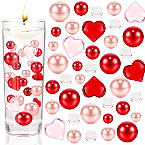 Wasserperlen Durchsichtig Valentinstag Deko Wasserperlen für Pflanzen in Vase, Weihnachtsperle für Vasenfüller Valentinstag Vase Füller Gelkugeln Wasserperlen für Hochzeit Valentinstag Deko (A) von FUFRE