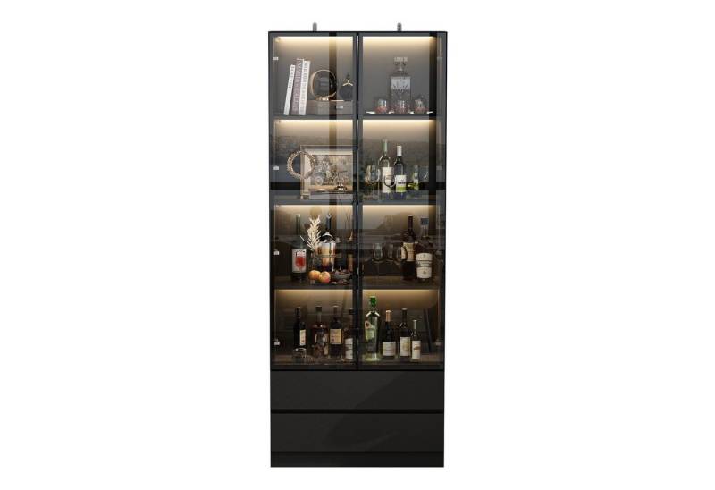 FUFU&GAGA Glasvitrine mit 2 Glastüren und Beleuchtung von FUFU&GAGA