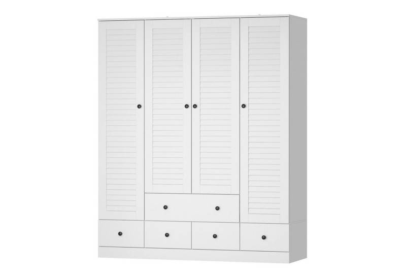 FUFU&GAGA Kleiderschrank mit 5 Schubladen, Garderobenschrank mit Ablagefächern von FUFU&GAGA