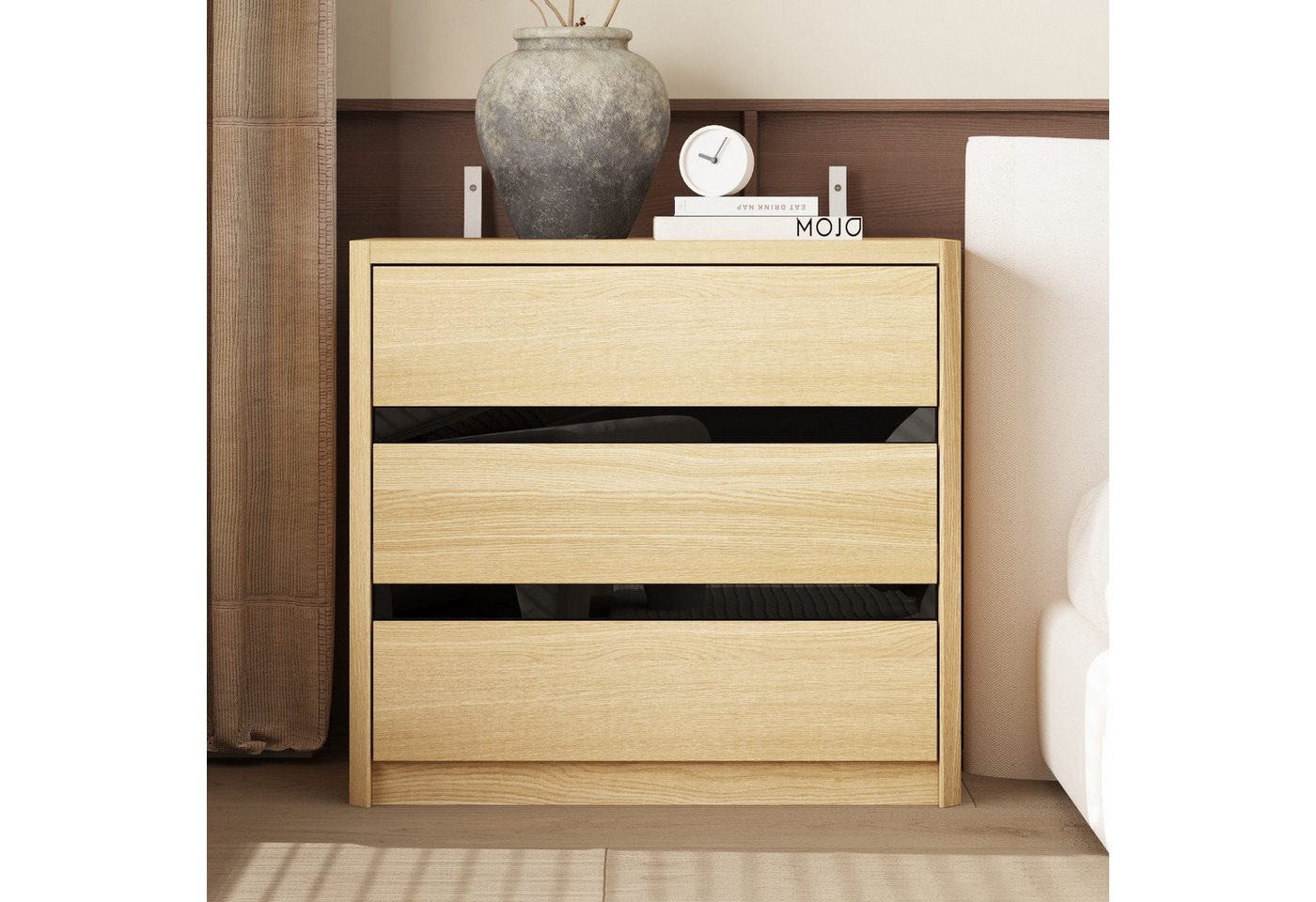 FUFU&GAGA Nachttisch 3 Schubladen Nachttisch FUFU&GAGA Nachttisch 3 Schubladen Nachttisch von FUFU&GAGA
