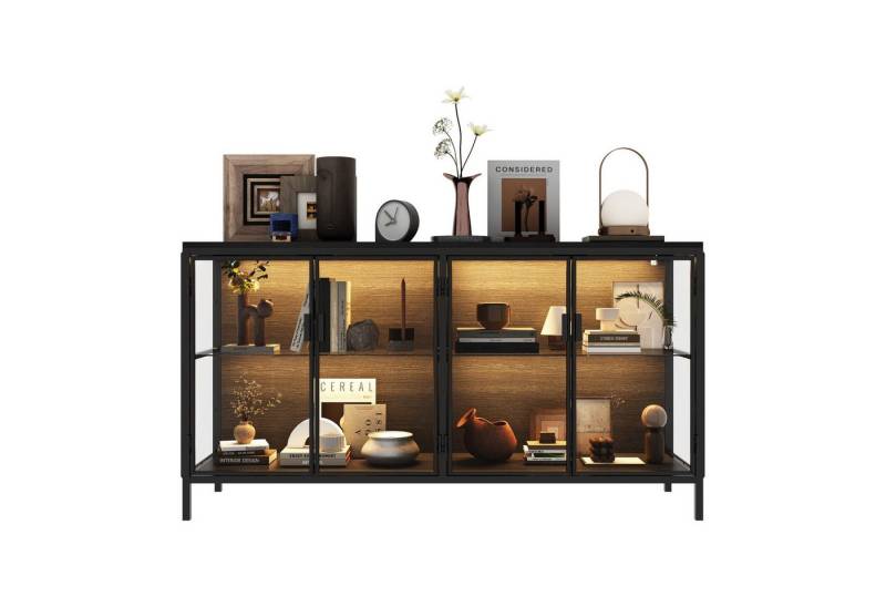 FUFU&GAGA Sideboard Glas-Sideboard, mit Beleuchtung 3 Farbe, 40 x 140 x 75 cm FUFU&GAGA Sideboard Glas-Sideboard, mit Beleuchtung 3 Farbe, 40 x 140 x 75 cm von FUFU&GAGA