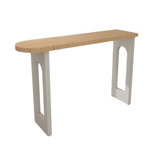 FUHAI-666 Stehtisch Holzbalkon Freizeit Kleiner Stehtisch Home Wohnzimmer Lange Trennwand Hoher Fußtisch Kneipentisch(Mittel) von FUHAI-666