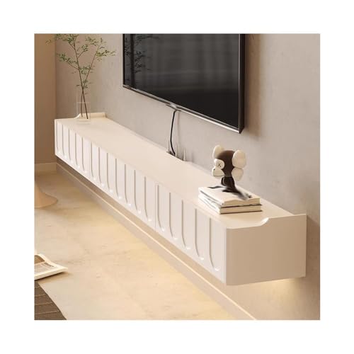 FUHAI-666 TV-Schrank Schwebender TV-Ständer, Wandmontierter TV-Schrank, Unter-TV-Konsole, Schwebendes Medienregal for das Wohnzimmer Fernsehständer(1650x258x172mm) von FUHAI-666