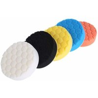 5-teiliges Polierpad-Set, 125 mm/5 Zoll Schwamm-Autopolierset für die Karosserie, langlebiges Pad 5-teiliges Polierpad-Set, 125 mm/5 Zoll Schwamm-Autopolierset für die Karosserie, langlebiges Pad von FUHUIDA TRADING