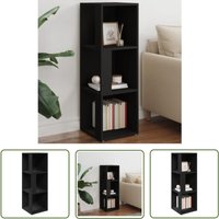 The Living Store Eckregal Schwarz 33x33x100 cm Holzwerkstoff - Eckregal - Regalsystem - Wohnraumorganisation - Stauraumlösung - Schwarz The Living Store Eckregal Schwarz 33x33x100 cm Holzwerkstoff - Eckregal - Regalsystem - Wohnraumorganisation - Stauraumlösung - Schwarz von FUHUIDA TRADING