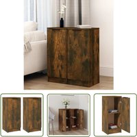 Fuhuida Trading - The Living Store Sideboards 2 Stk. Räuchereiche 30x30x70 cm Holzwerkstoff - Holz Sideboard - Wohnzimmermöbel - Regal - Sideboard Fuhuida Trading - The Living Store Sideboards 2 Stk. Räuchereiche 30x30x70 cm Holzwerkstoff - Holz Sideboard - Wohnzimmermöbel - Regal - Sideboard von FUHUIDA TRADING