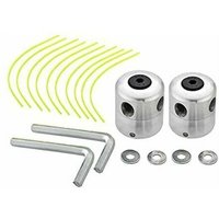 Fuhuida Trading - shining house Stück Universal-Aluminium-Freischneiderkopf, Doppeldrahtkopf, Nylonfadenspule, Freischneider-Zubehör von FUHUIDA TRADING