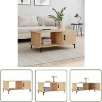 The Living Store Couchtisch Sonoma-Eiche 90x50x40 cm Holzwerkstoff - Couchtisch - Wohnzimmerstil - Holzwerkstoff Möbel - Eiche Sofa Tisch - Sideboard The Living Store Couchtisch Sonoma-Eiche 90x50x40 cm Holzwerkstoff - Couchtisch - Wohnzimmerstil - Holzwerkstoff Möbel - Eiche Sofa Tisch - Sideboard von FUHUIDA TRADING