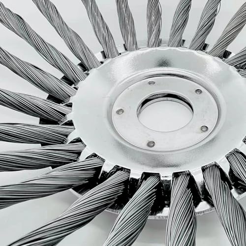 Müheloses Unkrautschneiden mit dem ultimativen Stahldrahtschneider Trimmerkopf - Perfekte Kompatibilität mit ECHO, EGO, Black und Decker, Kobalt Weed Eater String! (10 Zoll mit 8-teiligem Set) von FUIEJIOEI