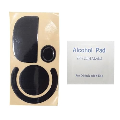 FUKAJOMFEN 1 Set Mausschuhe Gleitfüße Pad Mausfüße Aufkleber für GProX Superlight Maus Runde gebogene Kanten Füße von FUKAJOMFEN