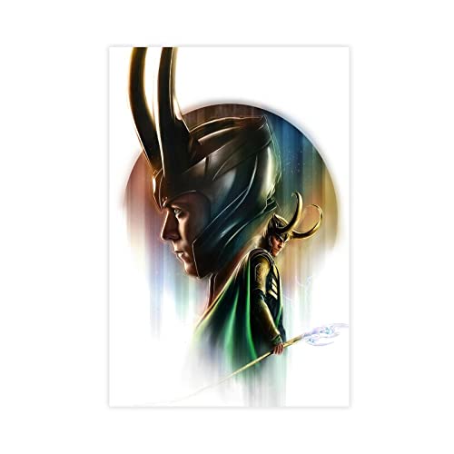 FUKITT Loki Laufeyson Filmposter, Leinwand, Poster, Schlafzimmer, Dekoration, Sport, Landschaft, Büro, Raumdekoration, Geschenk, Rahmen-Stil, 30 x 45 cm FUKITT Loki Laufeyson Filmposter, Leinwand, Poster, Schlafzimmer, Dekoration, Sport, Landschaft, Büro, Raumdekoration, Geschenk, Rahmen-Stil, 30 x 45 cm von FUKITT