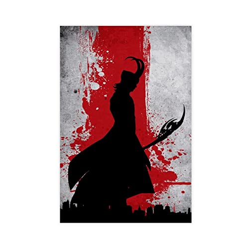 FUKITT Loki Laufeyson Filmposter, Leinwand, Poster, Schlafzimmer, Dekoration, Sport, Landschaft, Büro, Raumdekoration, Geschenk, Rahmen-Stil, 30 x 45 cm FUKITT Loki Laufeyson Filmposter, Leinwand, Poster, Schlafzimmer, Dekoration, Sport, Landschaft, Büro, Raumdekoration, Geschenk, Rahmen-Stil, 30 x 45 cm von FUKITT