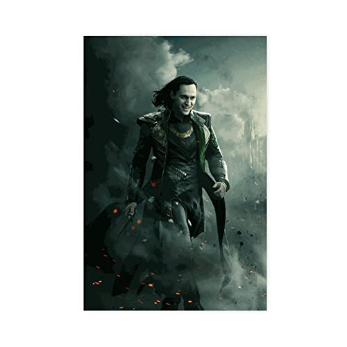 FUKITT Loki Laufeyson Filmposter, Leinwand, Poster, Schlafzimmer, Dekoration, Sport, Landschaft, Büro, Raumdekoration, Geschenk, Rahmen-Stil, 50 x 75 cm FUKITT Loki Laufeyson Filmposter, Leinwand, Poster, Schlafzimmer, Dekoration, Sport, Landschaft, Büro, Raumdekoration, Geschenk, Rahmen-Stil, 50 x 75 cm von FUKITT