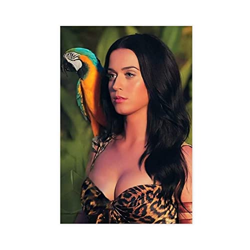 Katy Perry Poster, Leinwand, Poster, Wandkunst, Dekoration, Bild, Gemälde für Wohnzimmer, Schlafzimmer, Dekoration, Rahmen-Stil, 30 x 45 cm von FUKITT