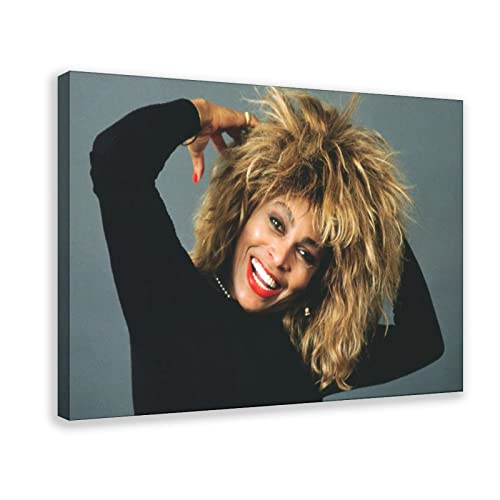 Rock Singer Tina Turner Klassisches Poster Leinwand Poster Schlafzimmer Dekor Sport Landschaft Büro Zimmer Dekor Geschenkrahmen Stil 30 x 45 cm von FUKITT